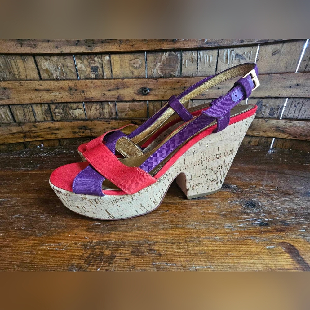Kate Spade New York Wedge Sandal Size 10 - Picture 4 of 11